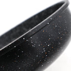 Master Star New Deep Fry Pan High Quality Thicken Made Black Granite Coating Frying Pan Non Stick Induction Cooker l'atelier des ustensiles