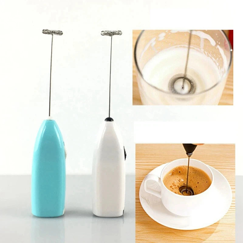 1 pièces mousseur à lait mélangeur à main mousseur cafetière batteur à oeufs Cappuccino agitateur Mini mélangeur Portable outil de fouet de cuisine l'atelier des ustensiles