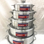 Pot en aluminium prix usine ensemble de commerce extérieur direct pot en aluminium 6pcsPOLISHING COOKWARE l'atelier des ustensiles