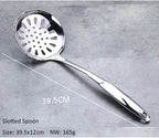Ensemble d'outils de cuisine en acier inoxydable, ustensiles de cuisine résistants à la chaleur-tourneur, louche à soupe, passoire, serveur à pâtes, cuillère à riz l'atelier des ustensiles