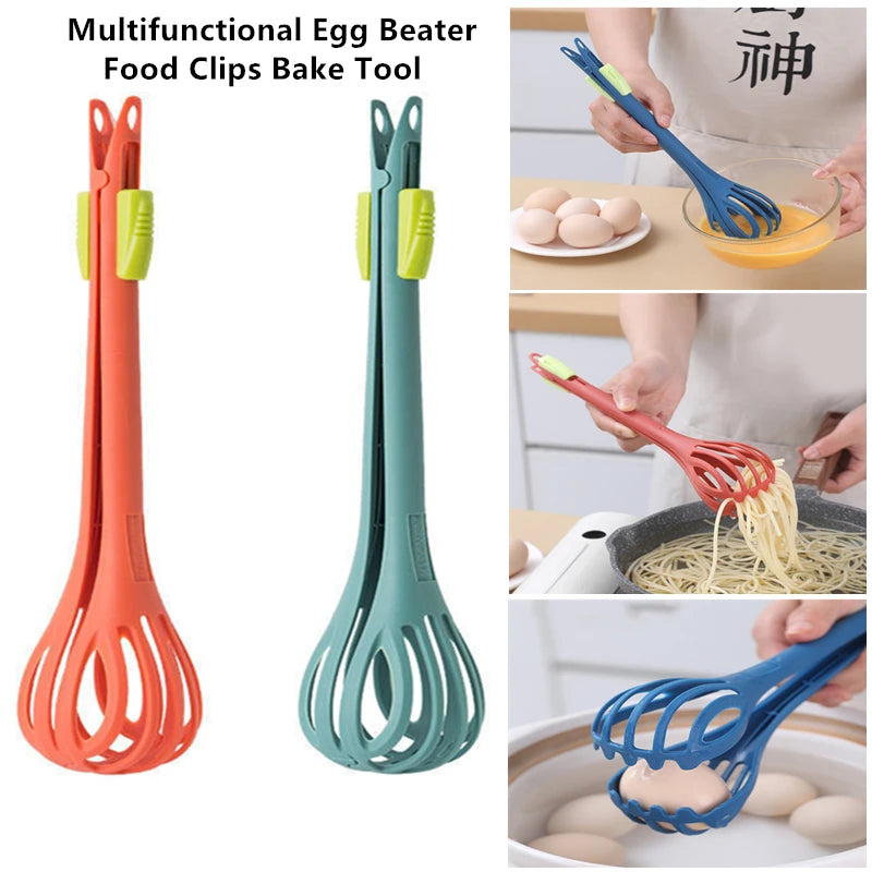 Batteur à œufs multifonctionnel, fouet à lait, pinces à pâtes, mélangeur à Clips alimentaires, agitateur manuel, outil de cuisson de crème de cuisine, accessoires de cuisine l'atelier des ustensiles