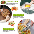 Ensemble de cuisine d'ustensiles en silicone 36 pièces avec support l'atelier des ustensiles
