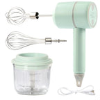 Robot culinaire électrique ensemble mélangeur Portable mélangeur outils de cuisine mélangeur à main mousseur à lait batteur à oeufs gâteau cuisson pétrissage mélangeur l'atelier des ustensiles