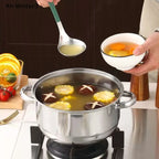 【R】Casserole en acier inoxydable à double poignée avec couvercle en verre pour cuisinière à induction l'atelier des ustensiles