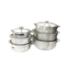 Pot en aluminium prix usine ensemble de commerce extérieur direct pot en aluminium 6pcsPOLISHING COOKWARE l'atelier des ustensiles