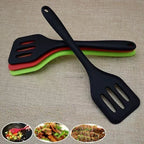 Tourneurs de cuisine en Silicone, Gadgets, spatule, œuf, poisson, poêle à frire, pelle à friture, tourneurs à fente, outils de cuisine, ustensiles de cuisine l'atelier des ustensiles
