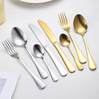 Ensemble de couverts en acier inoxydable de 30 pièces, couverts argentés de luxe pour la maison, cuillère à dessert, fournitures de cuisine. l'atelier des ustensiles
