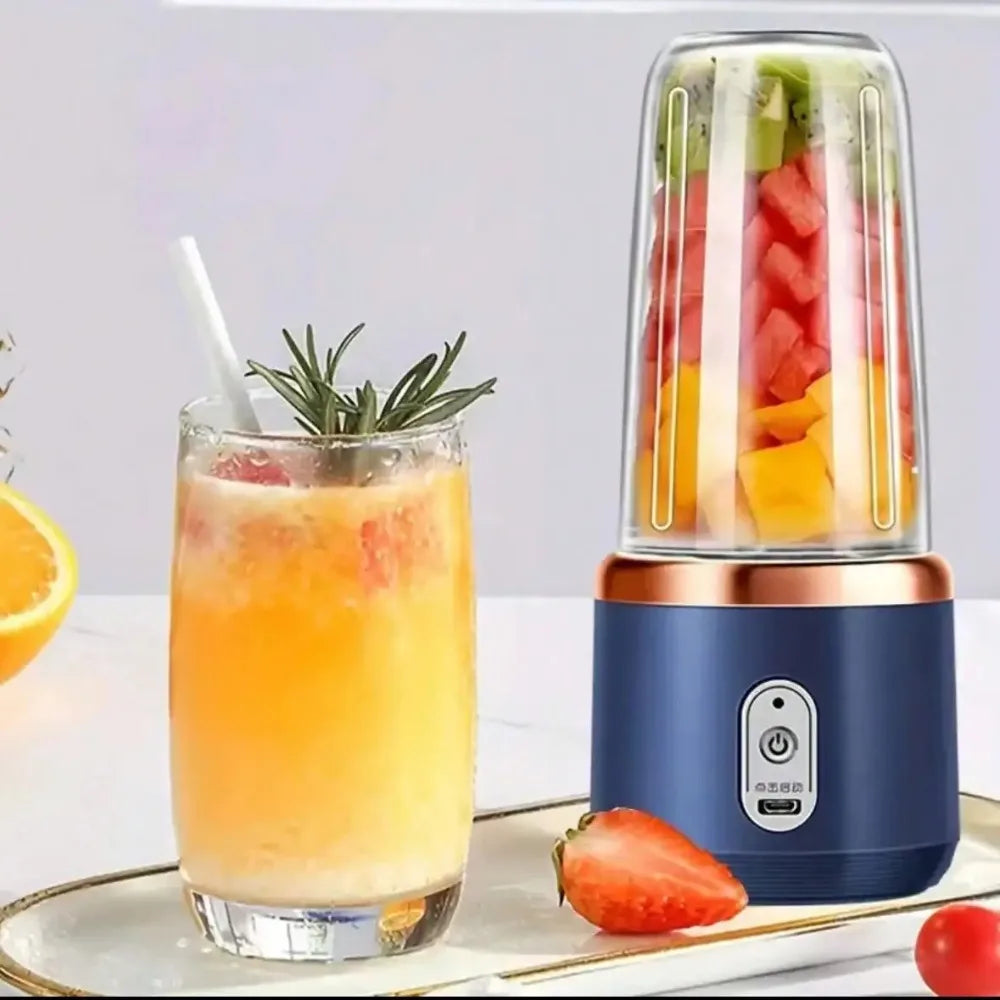 Mixeur portable rechargeable – 380 ml, pour smoothies et glace pilée, idéal pour les voyages, la salle de sport et les déplacements l'atelier des ustensiles