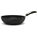 Poêle à frire antiadhésive de 11 pouces - Durable et forgée - Compatible four - Facile à nettoyer - Noir l'atelier des ustensiles