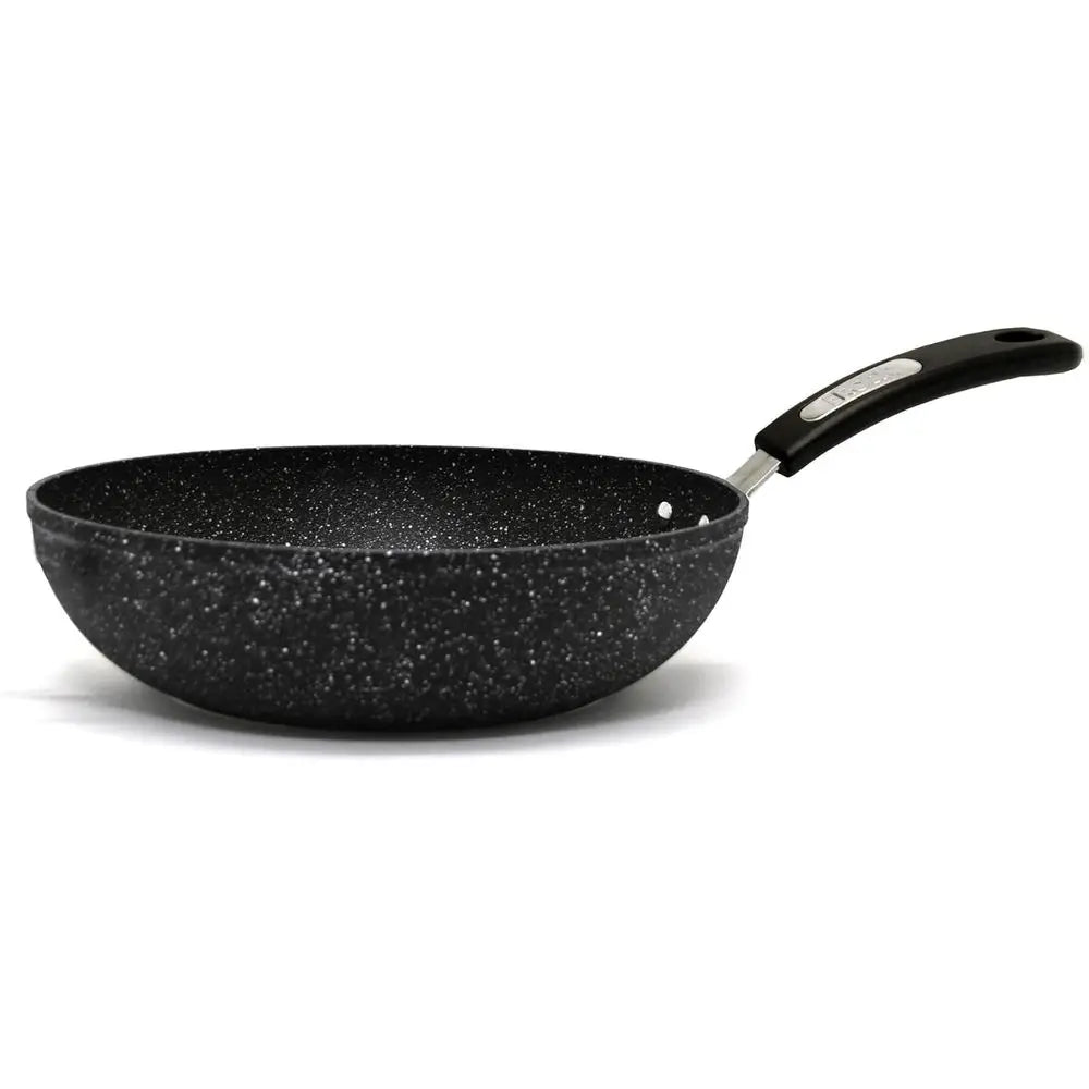 Poêle à frire antiadhésive de 11 pouces - Durable et forgée - Compatible four - Facile à nettoyer - Noir l'atelier des ustensiles