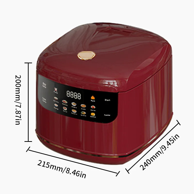 Cuiseur à riz électrique automatique 2L, Machine de cuisson du riz multifonction intelligente, doublure antiadhésive pour chauffe-aliments, cuiseur à riz domestique l'atelier des ustensiles