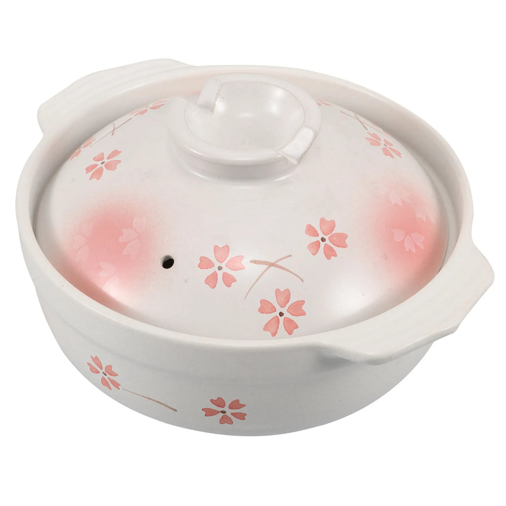 Pot en terre cuite japonais pour la cuisson avec couvercle, pot à soupe multifonctionnel en terre cuite, chauffe uniformément le riz et les ragoûts, cuisine domestique l'atelier des ustensiles