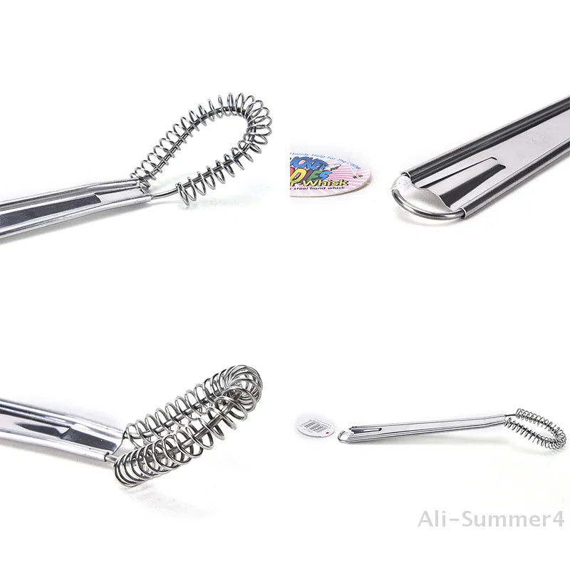 2016 nouveaux outils de cuisine batteur à oeufs en acier Mini fouet mousseur à lait mousseur mélangeur à café mélangeur de Sauce de printemps Accessoire de cuisine l'atelier des ustensiles