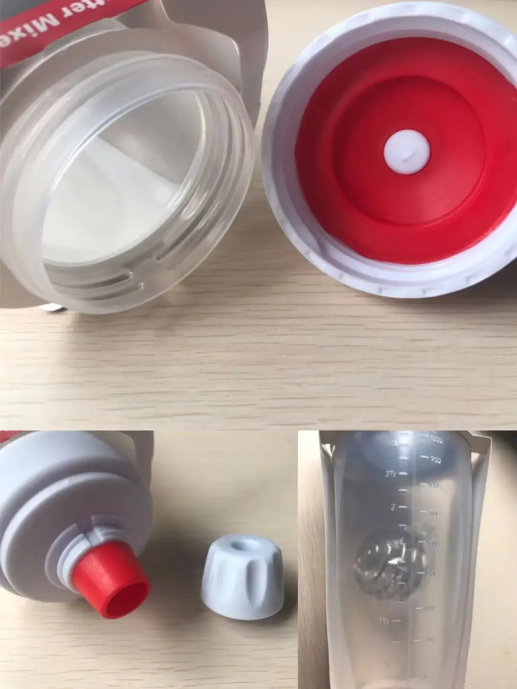 Tasse shaker à piles domestique multifonctionnelle de grande capacité, distributeur de piles, bouteille de mélange à manivelle facile à nettoyer pour la cuisine l'atelier des ustensiles