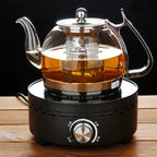 Théière en Verre à Degré de Chaleur, Cuisinière à Induction, Four Électromagnétique, Pot à Filtre Multifonctionnel, Cuisinière à Gaz, Bouilloire, Service à Thé l'atelier des ustensiles