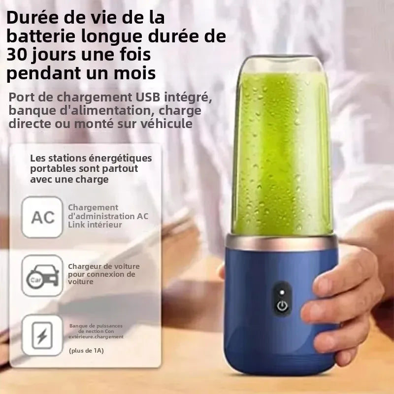 Presse-agrumes électrique Portable USB, 6 couleurs, 400ml, tasse pour Smoothie, Milkshake, cuisine, Mini outil de mélange l'atelier des ustensiles