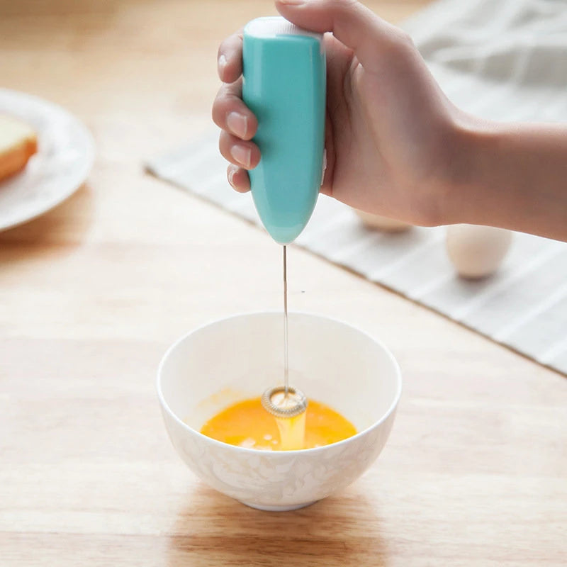 1 pièces mousseur à lait mélangeur à main mousseur cafetière batteur à oeufs Cappuccino agitateur Mini mélangeur Portable outil de fouet de cuisine l'atelier des ustensiles