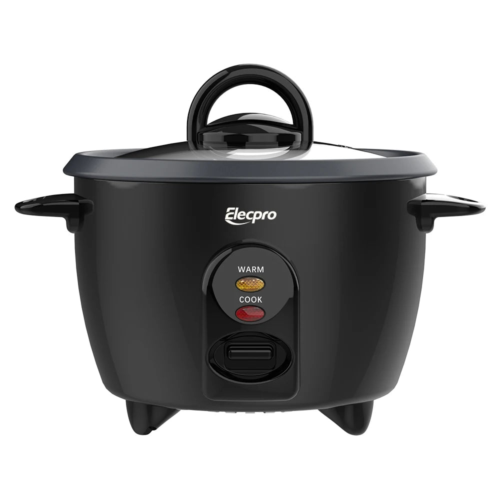 Elecpro Mini cuiseur à riz 3 tasses de riz avec cuiseur vapeur, petit cuiseur vapeur Portable pour aliments, pot intérieur antiadhésif amovible de qualité alimentaire l'atelier des ustensiles