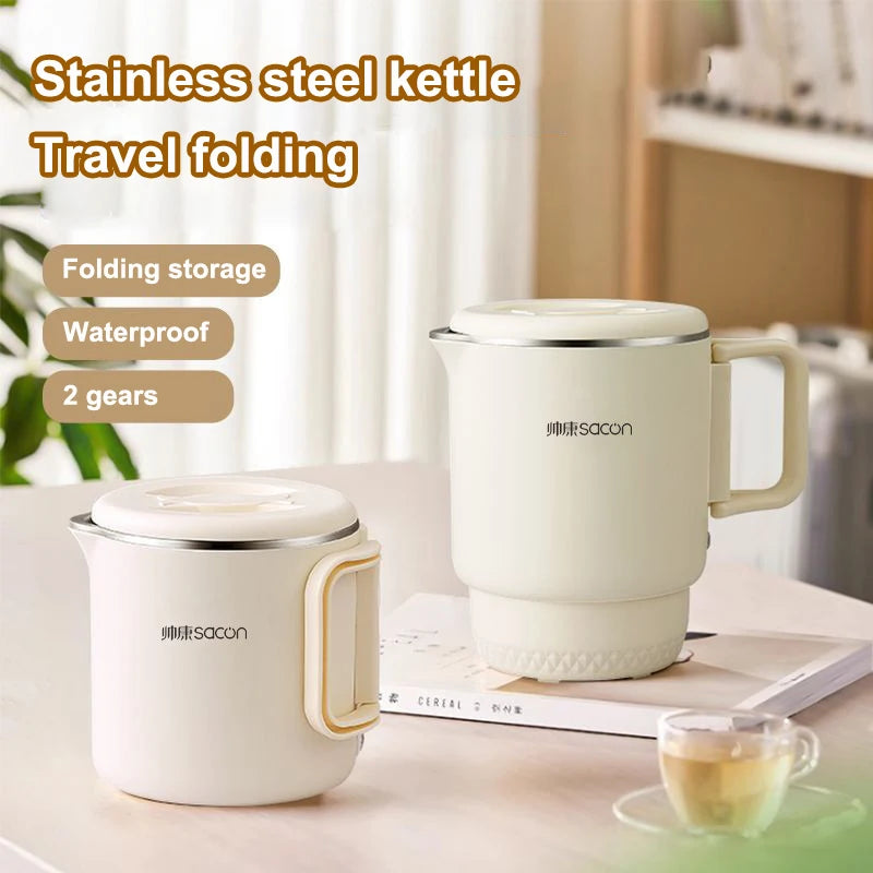 2025 nouveau cuiseur à riz multifonctionnel 3 en 1 Portable petit bouilloire électrique de voyage ménage pliable cuiseur électrique marmite l'atelier des ustensiles