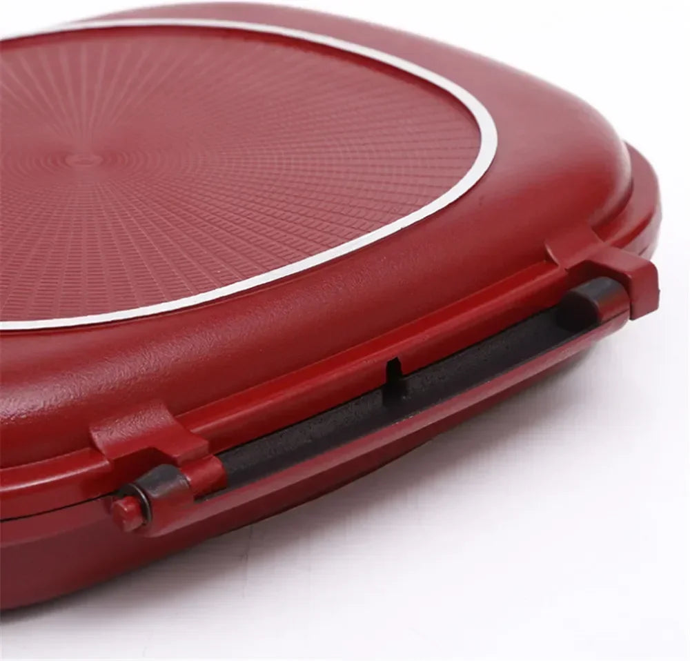 Poêle à frire double face antiarina, gril de cuisson, wok, maison, jardin, crêpes pour la cuisine, 32cm l'atelier des ustensiles