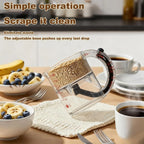 Tasse à mesurer 4 en 1, tasse à mesurer multifonctionnelle réglable avec Base d'étanchéité de Style grattoir, tasses cubiques de cuisine, outils pour la cuisine l'atelier des ustensiles