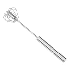 Batteur à œufs manuel en acier inoxydable, presse mélangeur de crème, batteur à œufs rotatif semi-automatique, outils de cuisson de cuisine 1 pièce l'atelier des ustensiles