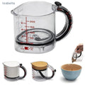 ♥ Tasse à mesurer réglable 4 en 1 de 250ml, avec Base d'étanchéité de Style grattoir, outil de cuisine pour la cuisson/cuisine l'atelier des ustensiles