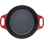 Cocotte en fonte émaillée avec couvercle, 5 quarts, rouge l'atelier des ustensiles