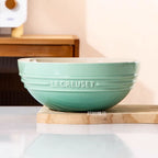 Grand bol à soupe en céramique, bol à salade, Le Creuset, usage domestique, grand bol, vaisselle de style français l'atelier des ustensiles