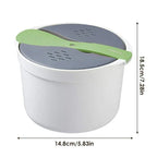 Four à micro-ondes cuiseur à riz Portable récipient alimentaire multifonction cuiseur à vapeur cuiseur à riz Bento boîte à déjeuner ustensiles de cuisson à la vapeur l'atelier des ustensiles