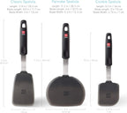 DI ORO Silicone Turner SpaSet - Forever - Spatules de cuisine pour ustensiles de cuisson antiadhésifs - 600 ° Chaleur F l'atelier des ustensiles