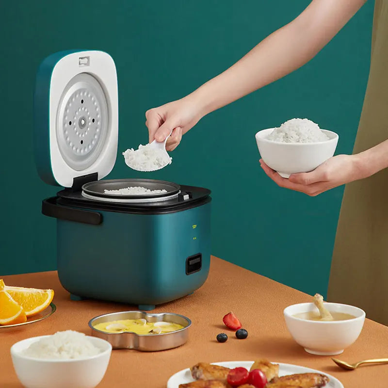 2022 nouveau dans Mini cuiseur à riz électrique Intelligent automatique cuiseur de cuisine domestique 1-2 personnes petit chauffe-plats vapeur 1.2L l'atelier des ustensiles