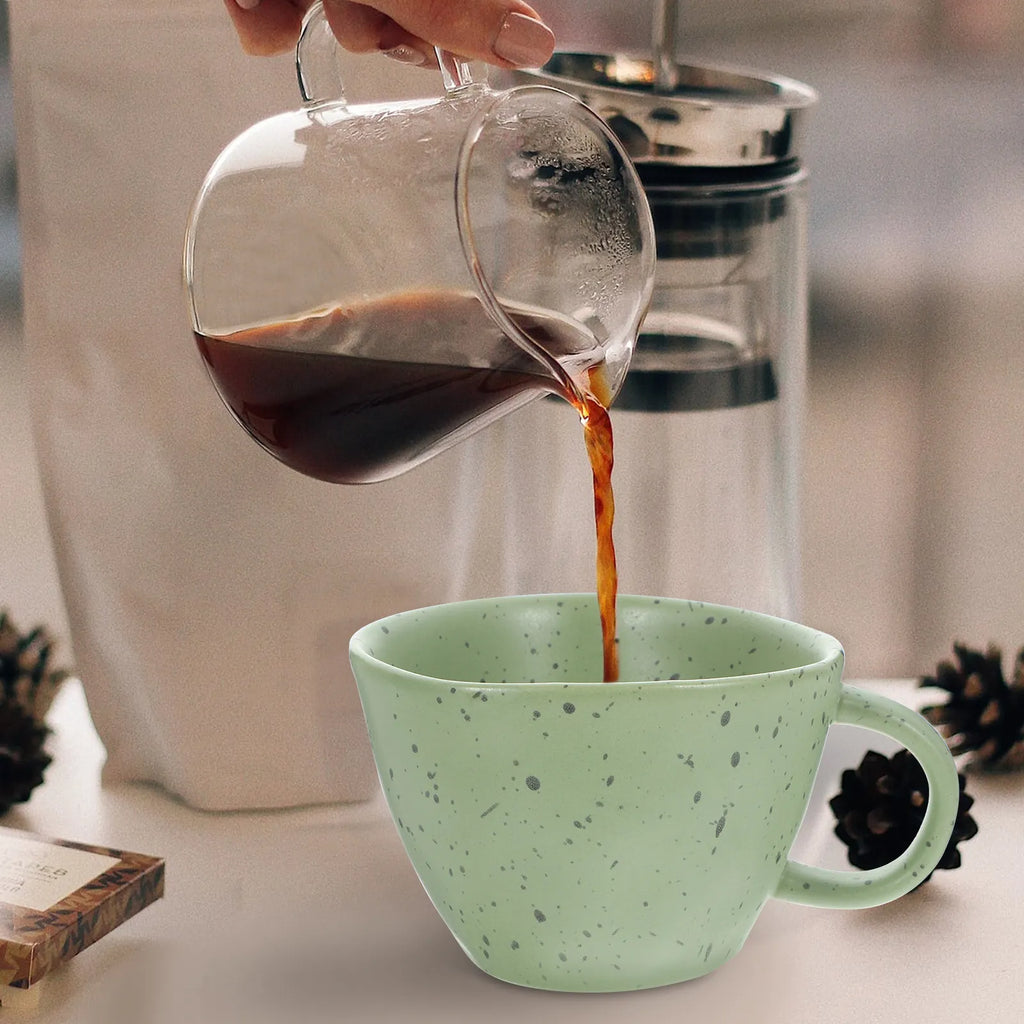 Tasse à café en céramique, multifonctionnelle, résistante à la chaleur, facile à nettoyer, pour la maison, le bureau, le café, cadeau, thé, lait, eau, jus, boissons l'atelier des ustensiles