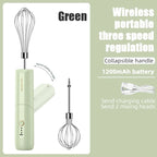 Collapsiblemb Sans Fil Portable USB Recharge Électrique De Poche Mélangeur Ménage Gâteau Crème Batteur Envoyer Deux Têtes De Mélange l'atelier des ustensiles