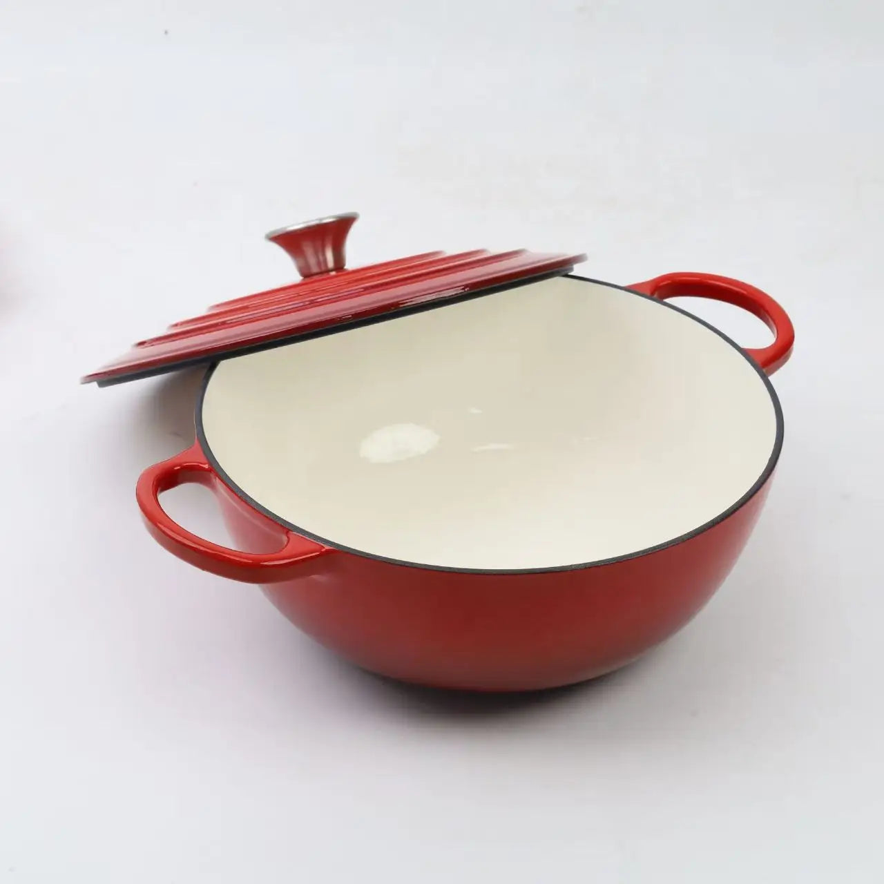 Ensemble de 7 pièces de pot en émail, pot en fonte, ensemble de sept pièces, haute valeur l'atelier des ustensiles
