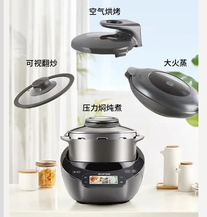 Robot de cuisson automatique SUPOR 220V SY50MT01, grande capacité Cook3 Pro, Machine de Chef intelligente CBA l'atelier des ustensiles