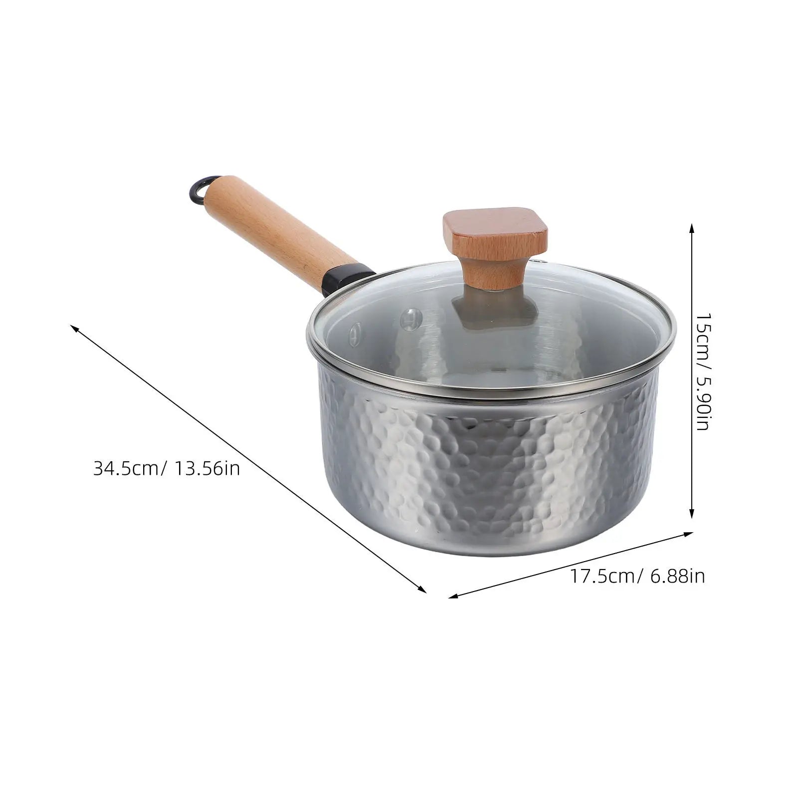 Casserole multifonctionnelle pour la cuisine et la pâtisserie, faitout à lait, fondue au chocolat, marmite à ébullition, cuiseur vapeur portable, réchauffe-plats l'atelier des ustensiles