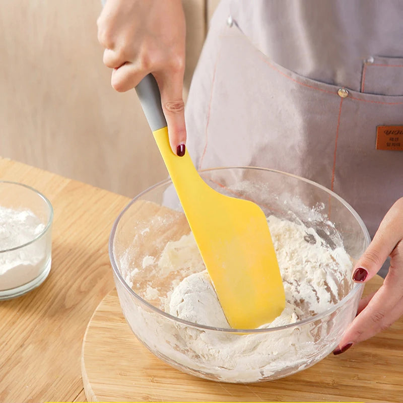 Spatule à Omelette antiadhésive de 33cm, tourneur de crème à gâteau, grattoir à beurre, mélange de farine, outil de cuisson, grattoir à pâtisserie résistant à la chaleur l'atelier des ustensiles
