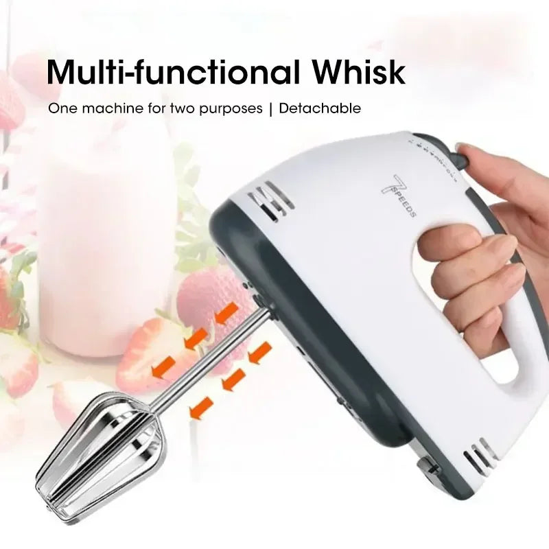 Batteur à œufs électrique portatif, mélangeur de cuisine multifonctionnel pour crème blanche, pâte, cuisson automatique à domicile, batteur à blanc d'œuf l'atelier des ustensiles