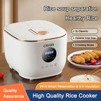 Cuiseur à riz électrique numérique intelligent multifonction 3L, Mini cuiseur à riz avec revêtement antiadhésif, Pot intérieur en céramique, séparation du riz et de la soupe l'atelier des ustensiles