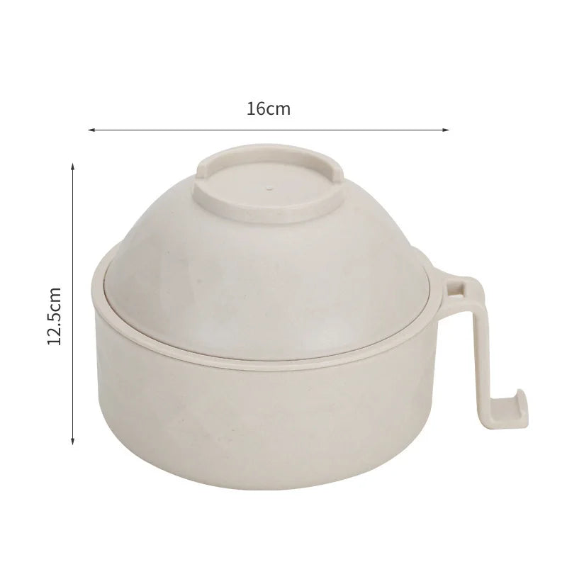 Ensemble de cuiseur à bol Ramen pour micro-ondes, bol à nouilles instantanées en paille de blé avec poignées, accessoires de cuisine pour cuiseur à nouilles Ramen l'atelier des ustensiles