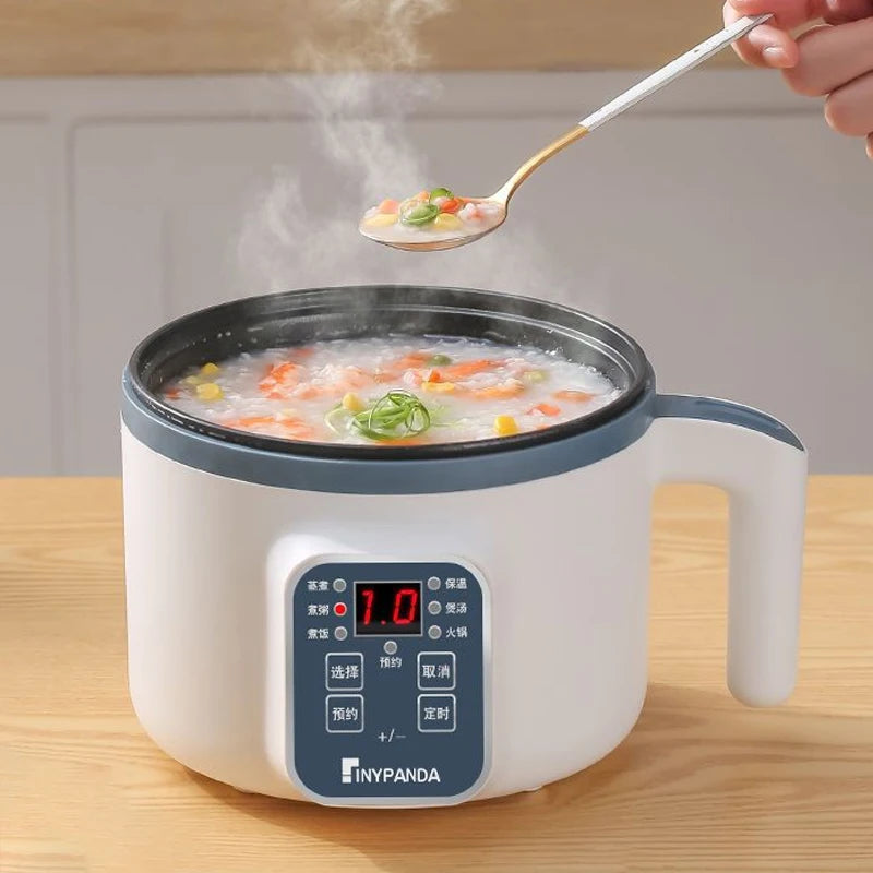 Cuiseur à riz électrique 1,7 l, simple, Double couche, 220V, multi-cuiseur antiadhésif, multicuiseur mécanique intelligent, Pot de riz à la vapeur pour la maison l'atelier des ustensiles