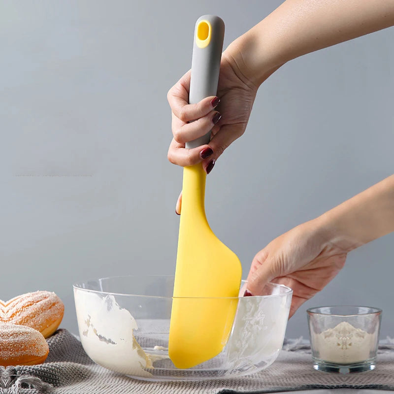 Spatule à Omelette antiadhésive de 33cm, tourneur de crème à gâteau, grattoir à beurre, mélange de farine, outil de cuisson, grattoir à pâtisserie résistant à la chaleur l'atelier des ustensiles