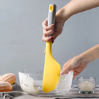 Spatule à Omelette antiadhésive de 33cm, tourneur de crème à gâteau, grattoir à beurre, mélange de farine, outil de cuisson, grattoir à pâtisserie résistant à la chaleur l'atelier des ustensiles