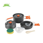 BRS 1 ensemble d'ustensiles de cuisine de Camping en plein air Portable en aluminium ensemble de cuisine casseroles plats melon équipement de cuisine équipement pour la cuisine pique-nique l'atelier des ustensiles