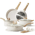 Ensemble de casseroles et poêles antiadhésives de 14 pièces avec ustensiles de cuisine et protège-casseroles l'atelier des ustensiles