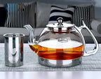 Théière en Verre à Degré de Chaleur, Cuisinière à Induction, Four Électromagnétique, Pot à Filtre Multifonctionnel, Cuisinière à Gaz, Bouilloire, Service à Thé l'atelier des ustensiles