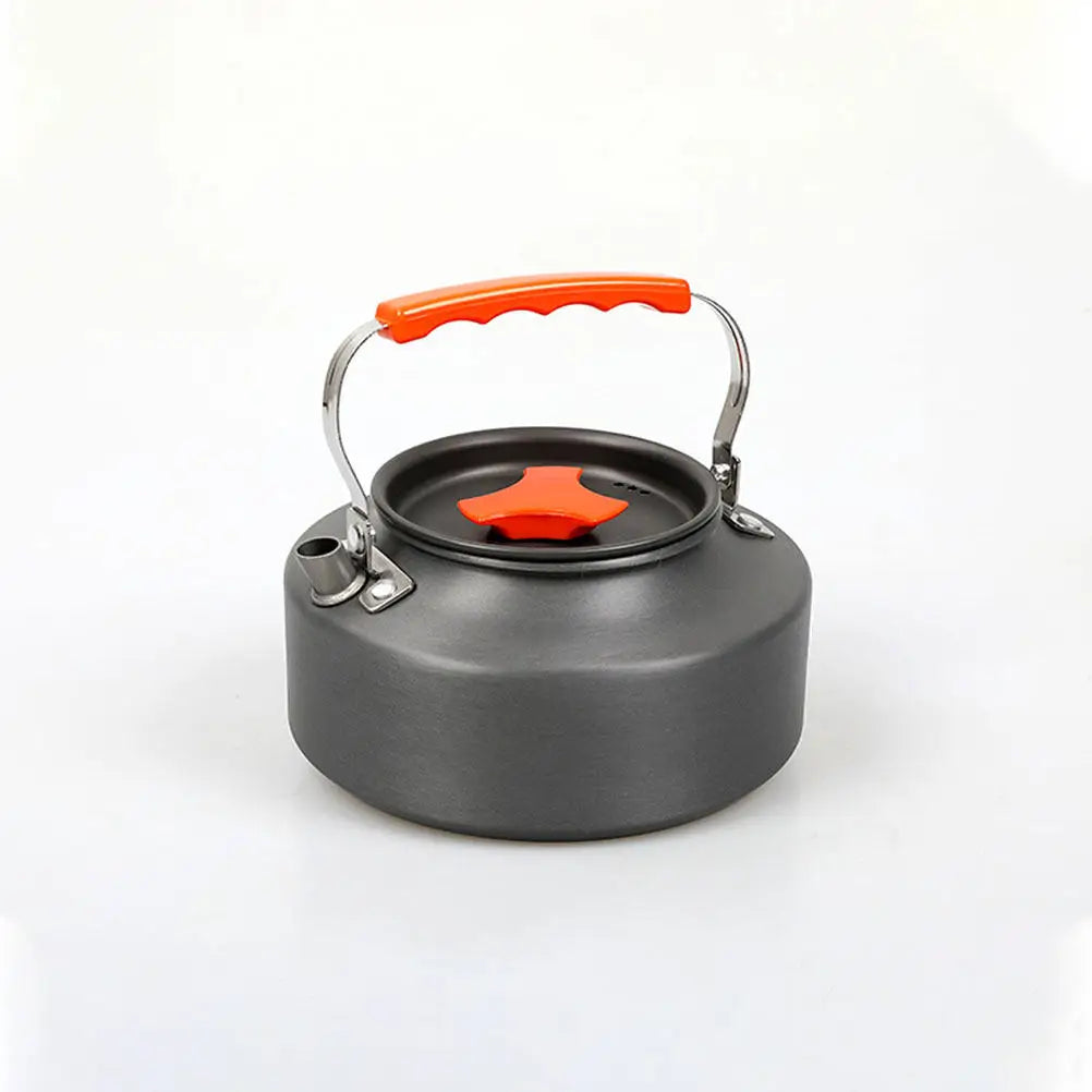1 ensemble d'ustensiles de cuisine portables pour le camping, pour 2-3 personnes, en alliage d'aluminium, casserole, bouilloire, cuisine en plein air, randonnée, pique-nique, barbecue, escalade l'atelier des ustensiles