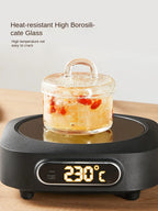 COOKER KING bol à œufs cuit à la vapeur mijoteuse verre Borosilicate Cubilose ragoût petit bol Tureen vaisselle pour bébé l'atelier des ustensiles