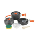 BRS 1 ensemble d'ustensiles de cuisine de Camping en plein air Portable en aluminium ensemble de cuisine casseroles plats melon équipement de cuisine équipement pour la cuisine pique-nique l'atelier des ustensiles